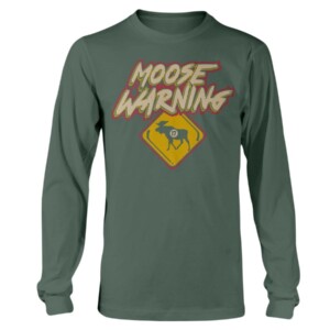 MOOSE WARNING SHIRT MARCUS FOLIGNO Minnesota Wild Longsleeve