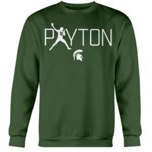 PAYTON SHIRT PAYTON THORNE SILHOUETTE Michigan State Spartans Crewneck