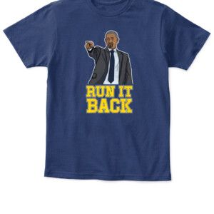 RUN IT BACK MI SHIRT Juwan Howard Michigan Wolverines APKT navy front.jpg