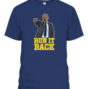 RUN IT BACK MI SHIRT Juwan Howard Michigan Wolverines CABT navy front.jpg