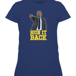 RUN IT BACK MI SHIRT Juwan Howard Michigan Wolverines CAWTS navy front.jpg