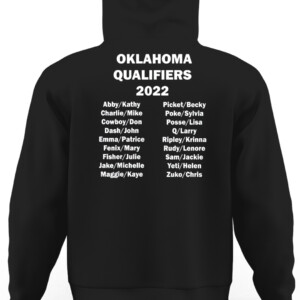 2022 National Agility Championship Oklahoma Team T Shirt CAUH black back.jpg
