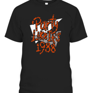 CINCINNATI PARTY LIKE IT'S 1988 SHIRT Cincinnati Bengals CAPT black front.jpg