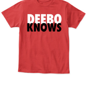 DEEBO KNOWS SHIRT DEEBO SAMUEL San Francisco 49ers APKT red front.jpg