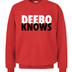 DEEBO KNOWS SHIRT DEEBO SAMUEL San Francisco 49ers CACS red front.jpg