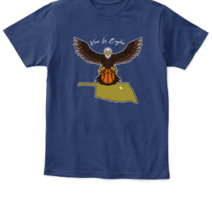 VIVA LA EAGLE SHIRT Oral Roberts Golden Eagles APKT navy front.jpg