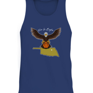 VIVA LA EAGLE SHIRT Oral Roberts Golden Eagles CATT navy front.jpg