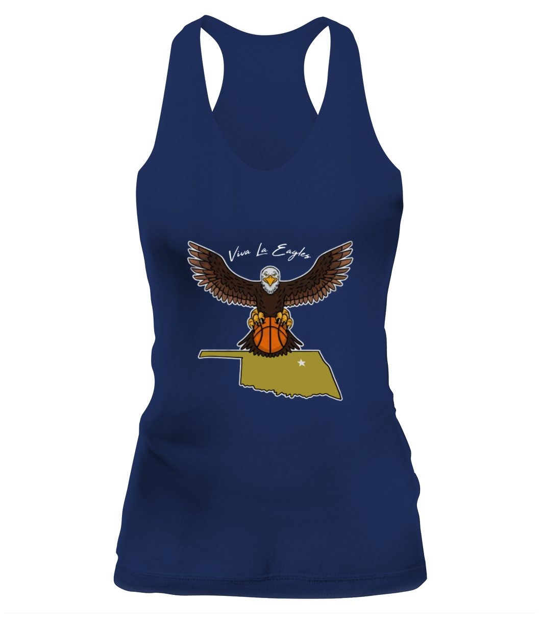 VIVA LA EAGLE SHIRT Oral Roberts Golden Eagles-CAWT-navy-front.jpg VIVA LA EAGLE SHIRT Oral Roberts Golden Eagles CAWT navy front.jpg