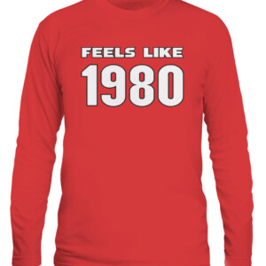 Feels Like 1980 SHIRT Georgia Bulldogs College Football Playoff 2021 National Champions CALS red front.jpg