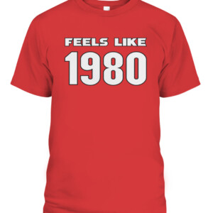 Feels Like 1980 SHIRT Georgia Bulldogs College Football Playoff 2021 National Champions CAPT red front.jpg