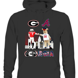 Georgia STATE OF CHAMPS Shirt Hairy Dawg Blooper Georgia Bulldogs Atalanta Braves CAUH black front.jpg