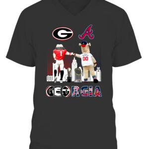 Georgia STATE OF CHAMPS Shirt Hairy Dawg Blooper Georgia Bulldogs Atalanta Braves CAVN black front.jpg