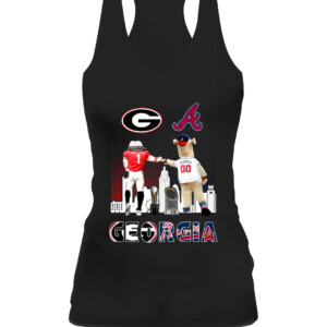 Georgia STATE OF CHAMPS Shirt Hairy Dawg Blooper Georgia Bulldogs Atalanta Braves CAWT black front.jpg