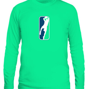 DALLAS LOGO Shirt Dallas Mavericks Dirk Nowitzki Shirt CALS irish green front.jpg
