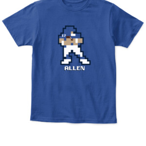ALLEN 8 BIT SHIRT JOSH ALLEN Buffalo Bills APKT royal front.jpg