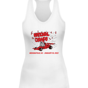 GA INDY CAR SHIRT Georgia Bulldogs College Football Playoff 2021 National Champions CAWT white front.jpg