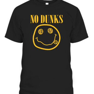 NO DUNKS ROCKS SHIRT NBA BASKETBALL Nirvana CABT black front.jpg