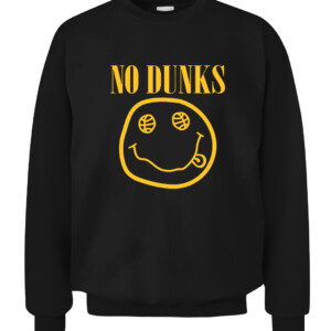 NO DUNKS ROCKS SHIRT NBA BASKETBALL Nirvana CACS black front.jpg