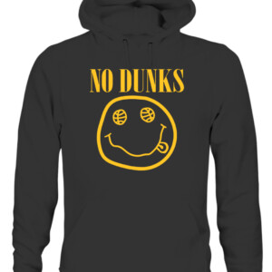 NO DUNKS ROCKS SHIRT NBA BASKETBALL Nirvana CAUH black front.jpg