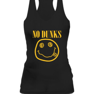 NO DUNKS ROCKS SHIRT NBA BASKETBALL Nirvana CAWT black front.jpg