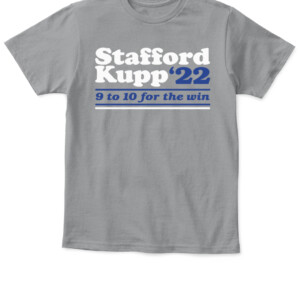 STAFFORD KUPP '22 SHIRT Matthew Stafford Cooper Kupp Los Angeles Rams APKT sport grey front.jpg