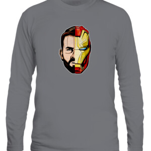 SONK IM II SHIRT Keith Yandle Sonk Philadelphia Flyers Iron Man CALS graphite heather front.jpg