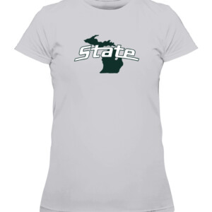 MICHIGAN STATE LOGO SHIRT Michigan State Spartans CAWTS heather grey front.jpg