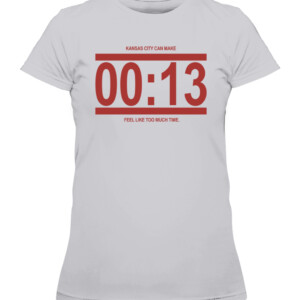 13 Seconds Chiefs Shirt Kansas City Can Make 00 13 Feel Like Too Much Time Kansas City Chiefs CAWTS heather grey front.jpg