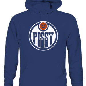 PISSY SHIRT Edmonton Oilers PISSY REPORTER EDMONTON CAUH navy front.jpg