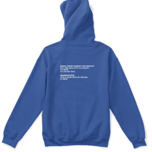 DONDA STREET MARKET SHIRT Kanye West Celebrates Kanye's Childhood Home in Chicago APKH royal back.jpg