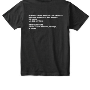 DONDA STREET MARKET SHIRT Kanye West Celebrates Kanye's Childhood Home in Chicago APKT black back.jpg