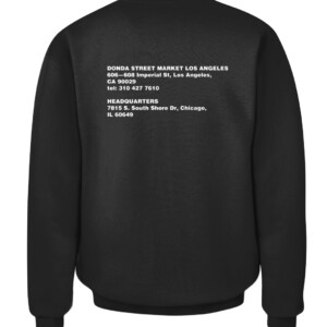 DONDA STREET MARKET SHIRT Kanye West Celebrates Kanye's Childhood Home in Chicago CACS black back.jpg