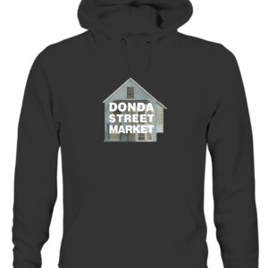 DONDA STREET MARKET SHIRT Kanye West Celebrates Kanye's Childhood Home in Chicago CAUH black front.jpg