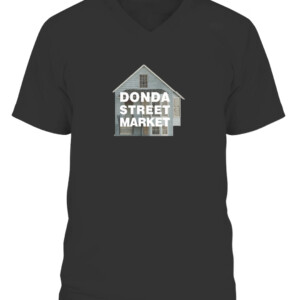 DONDA STREET MARKET SHIRT Kanye West Celebrates Kanye's Childhood Home in Chicago CAVN black front.jpg