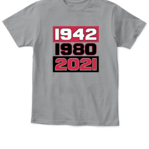 GLORY YEARS 1942 1980 2021 SHIRT Georgia Bulldogs College Football Playoff 2021 National Champions APKT sport grey front.jpg