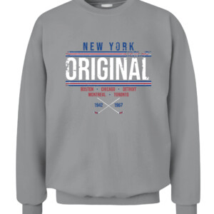 ORIGINAL HOCKEY SHIRT Montreal Canadiens Boston Bruins Chicago Blackhawks Detroit Red Wings Toronto Maple Leafs New York Rangers CACS sport grey front.jpg