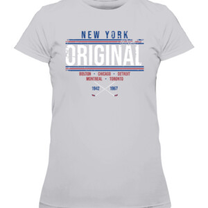 ORIGINAL HOCKEY SHIRT Montreal Canadiens Boston Bruins Chicago Blackhawks Detroit Red Wings Toronto Maple Leafs New York Rangers CAWTS heather grey front.jpg