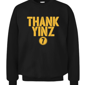THANK YINZ SHIRT BEN ROETHLISBERGER Pittsburgh Steelers CACS black front.jpg