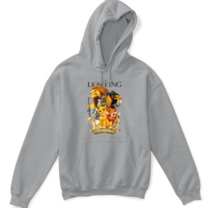 Lion King Pride Land Characters Graphic T Shirt Disney APKH sport grey front.jpg