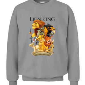 Lion King Pride Land Characters Graphic T Shirt Disney CACS sport grey front.jpg