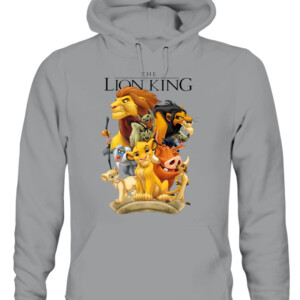Lion King Pride Land Characters Graphic T Shirt Disney CAUH sport grey front.jpg