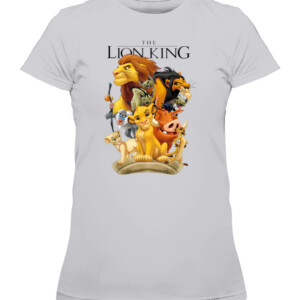 Lion King Pride Land Characters Graphic T Shirt Disney CAWTS heather grey front.jpg