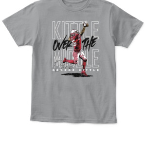 Kittle Over The Middle Shirt George Kittle San Francisco 49ers APKT sport grey front.jpg