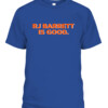 RJ BARRETT IS GOOD SHIRT New York Knicks CABT royal front.jpg