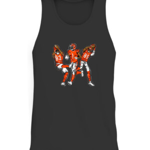 CIN RECEIVERS SHIRT Ja'Marr Chase Tyler Boyd Tee Higgins Cincinnati Bengals CATT black front.jpg