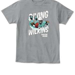 Miami Diving Wilkins Shirt Christian Wilkins Miami Dolphins APKT sport grey front.jpg