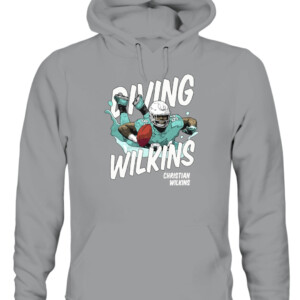 Miami Diving Wilkins Shirt Christian Wilkins Miami Dolphins CAUH sport grey front.jpg