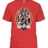 Georgia Bulldogs College Football Playoff 2021 National Champions Rosters Shirt CABT red front.jpg