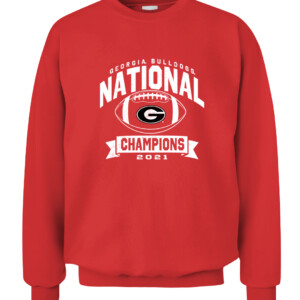 Georgia Bulldogs College Football Playoff 2021 National Champions Vintage Shirt CACS red front.jpg