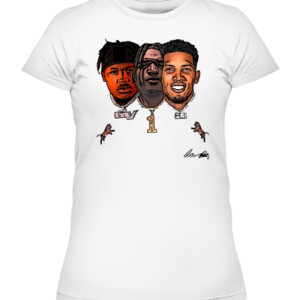 Tres Amigos Shirt Joe Burrow Tres Amigos Cincinnati Bengals Shirt Ja'Marr Chase CAWTS white front.jpg